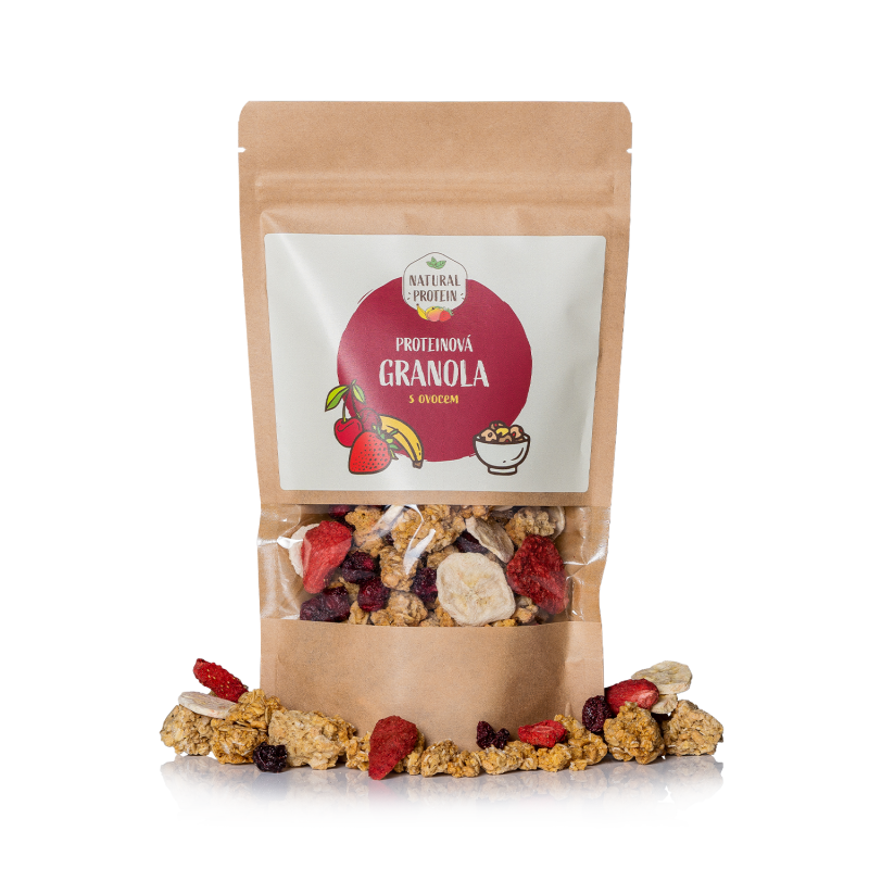 Proteínová granola - ovocná 3 kusy