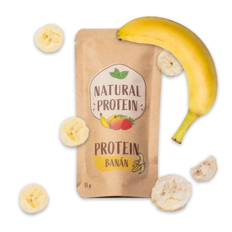 Proteínová ovsená kaša Banán (60 g) 5 kusov