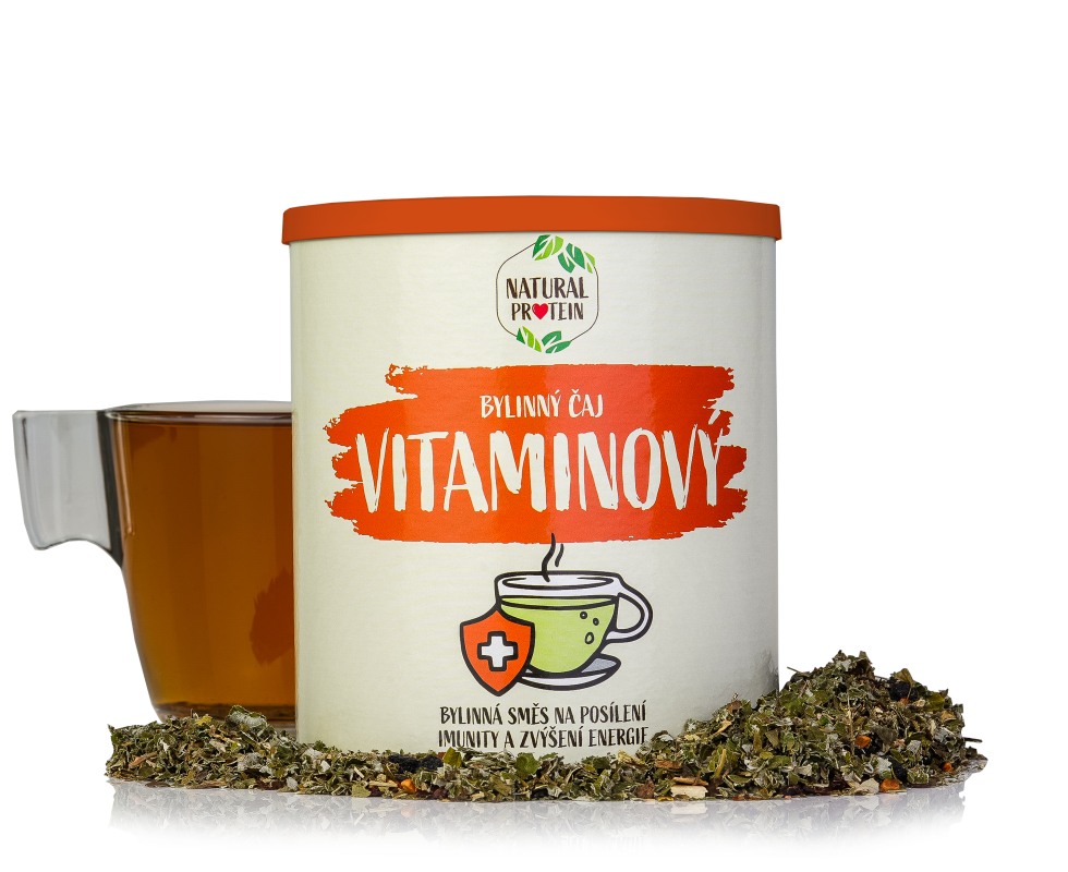 Bylinný sypaný čaj - vitamínový (100 g) 5 kusov
