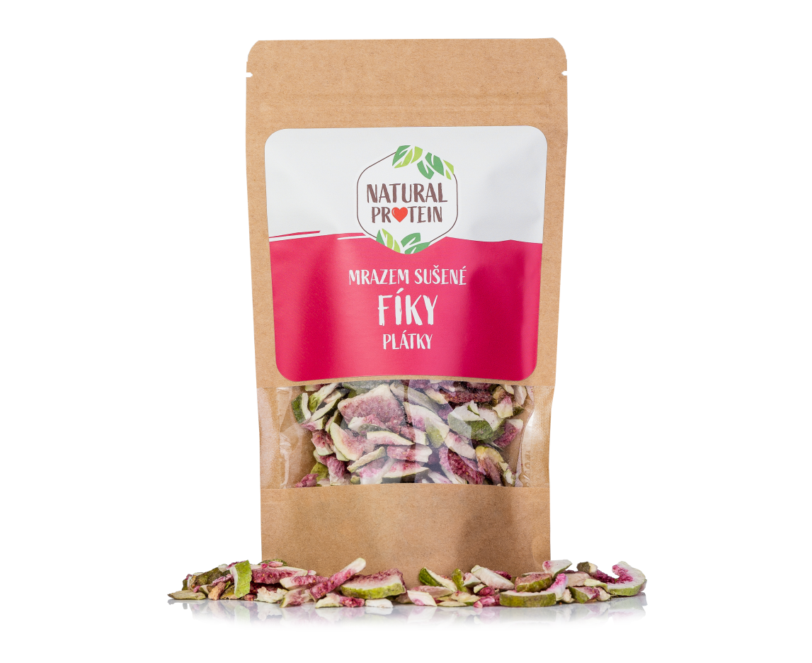 Mrazom sušené figy plátky