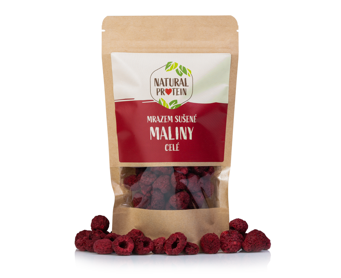 Mrazom sušené maliny 1 kus