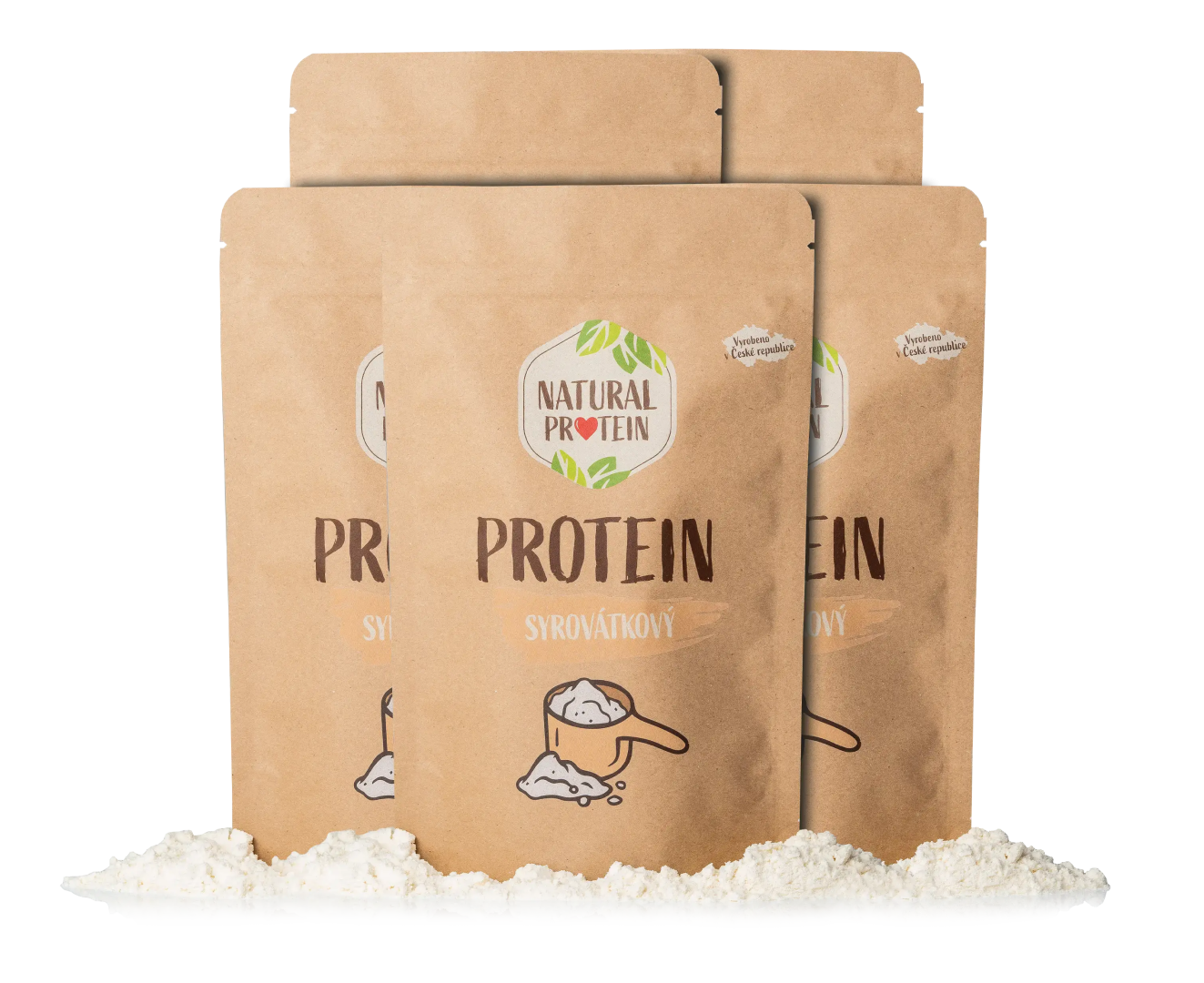 NaturalProtein Syrovátkový protein 5 kusov