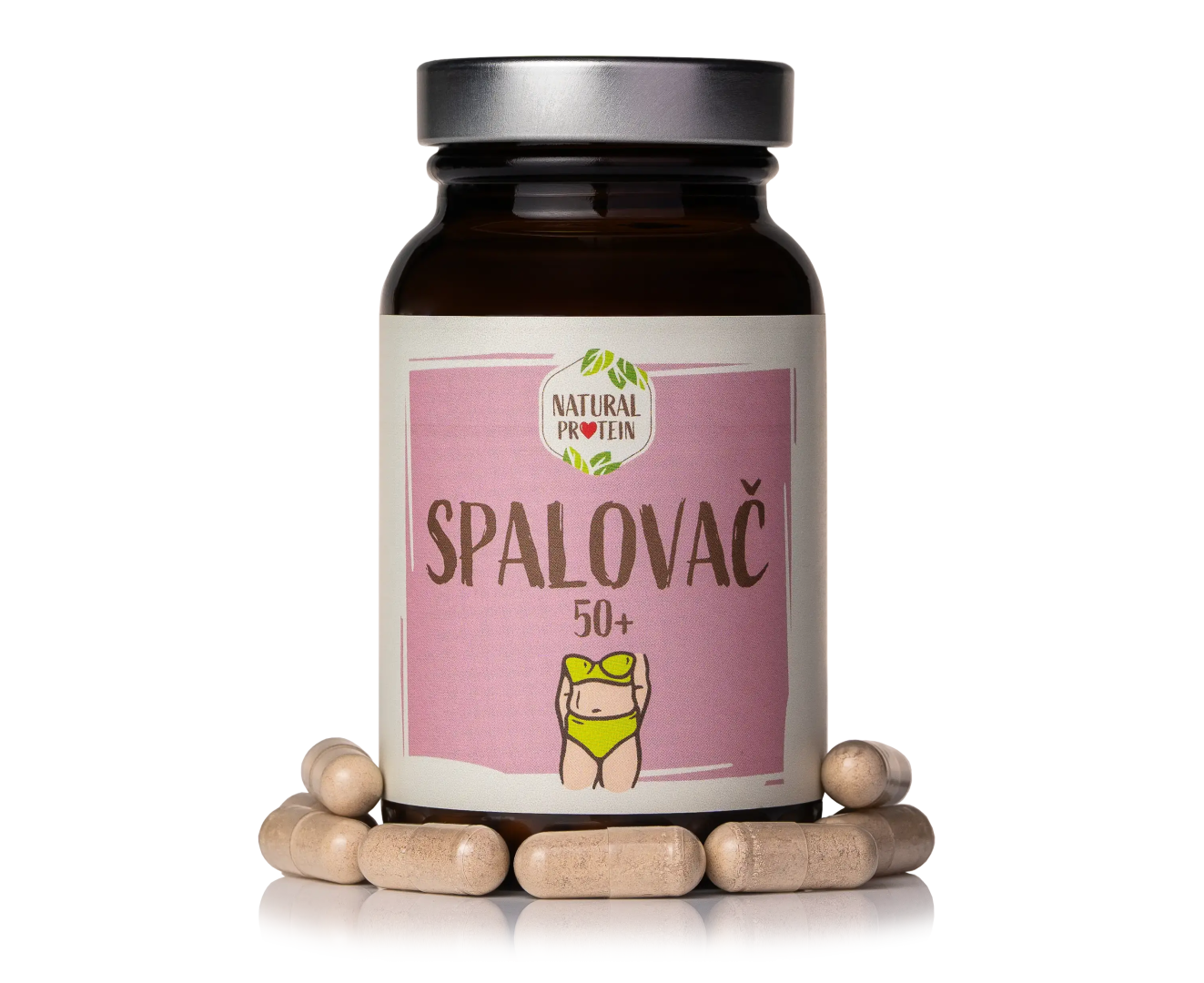 NaturalProtein Spaľovač tukov 50+