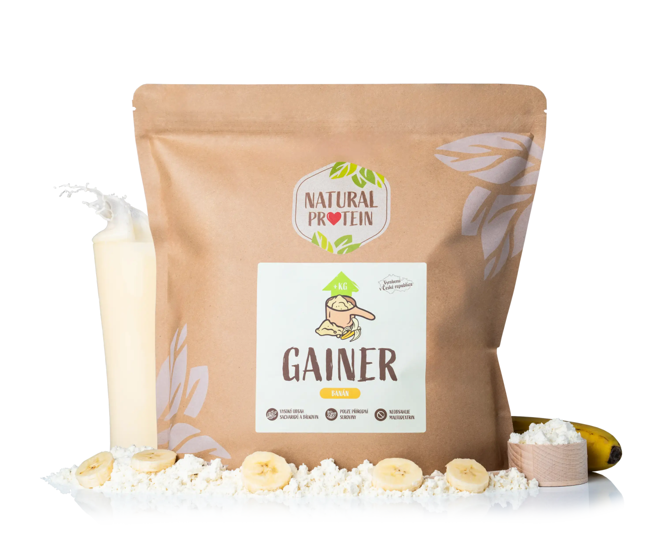 NaturalProtein GAINER – Banán
