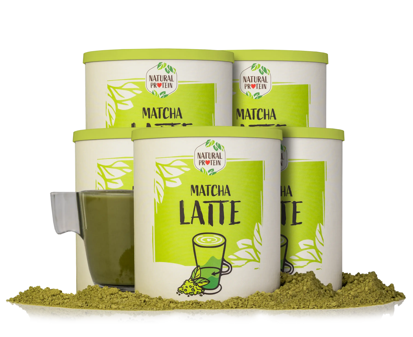 NaturalProtein Matcha latte 5 kusov