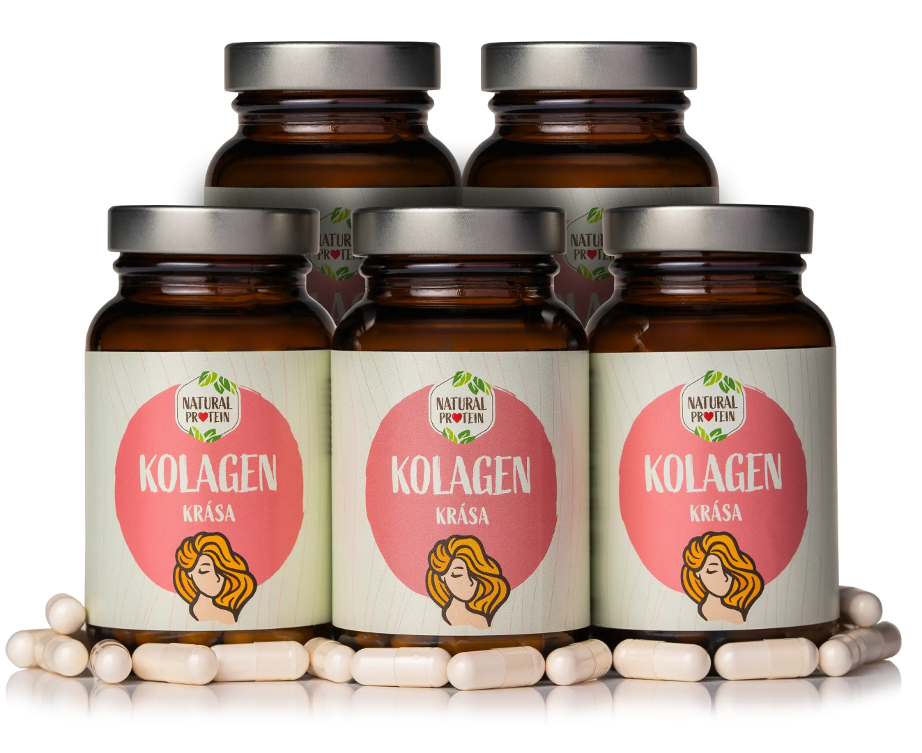 NaturalProtein Kolagén - Krása 5 kusov