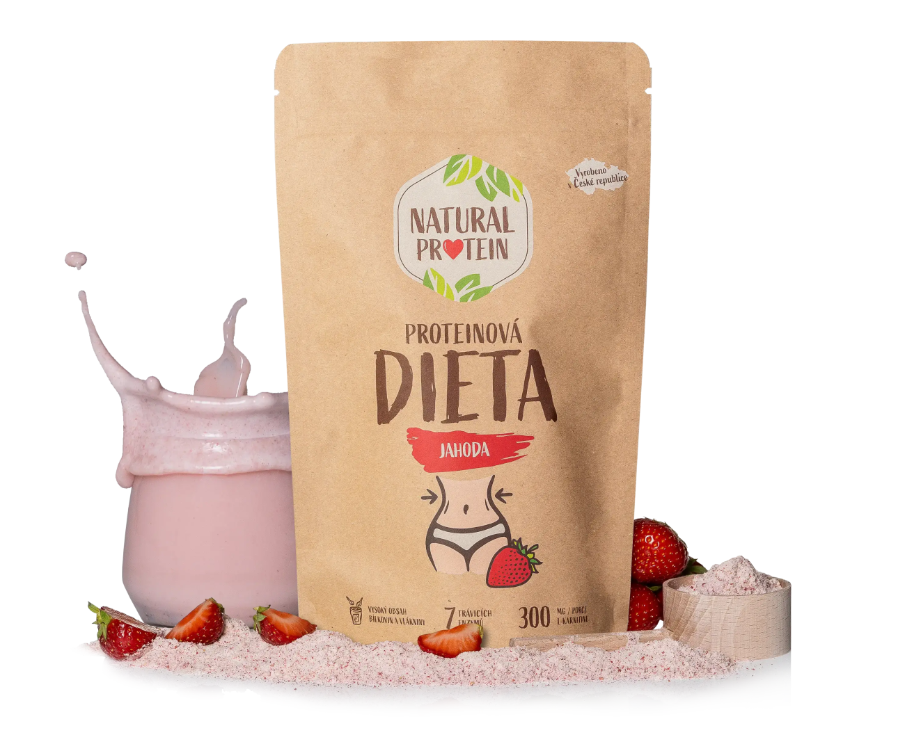 NaturalProtein Proteínová diéta - Jahoda
