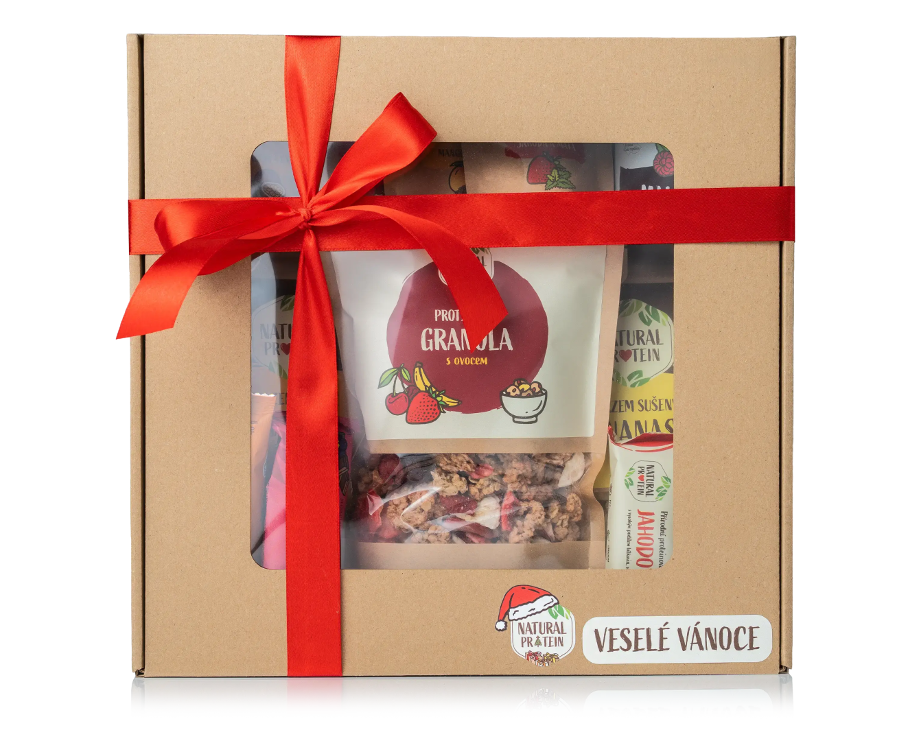NaturalProtein Vianočný balíček - ovocné chrumky
