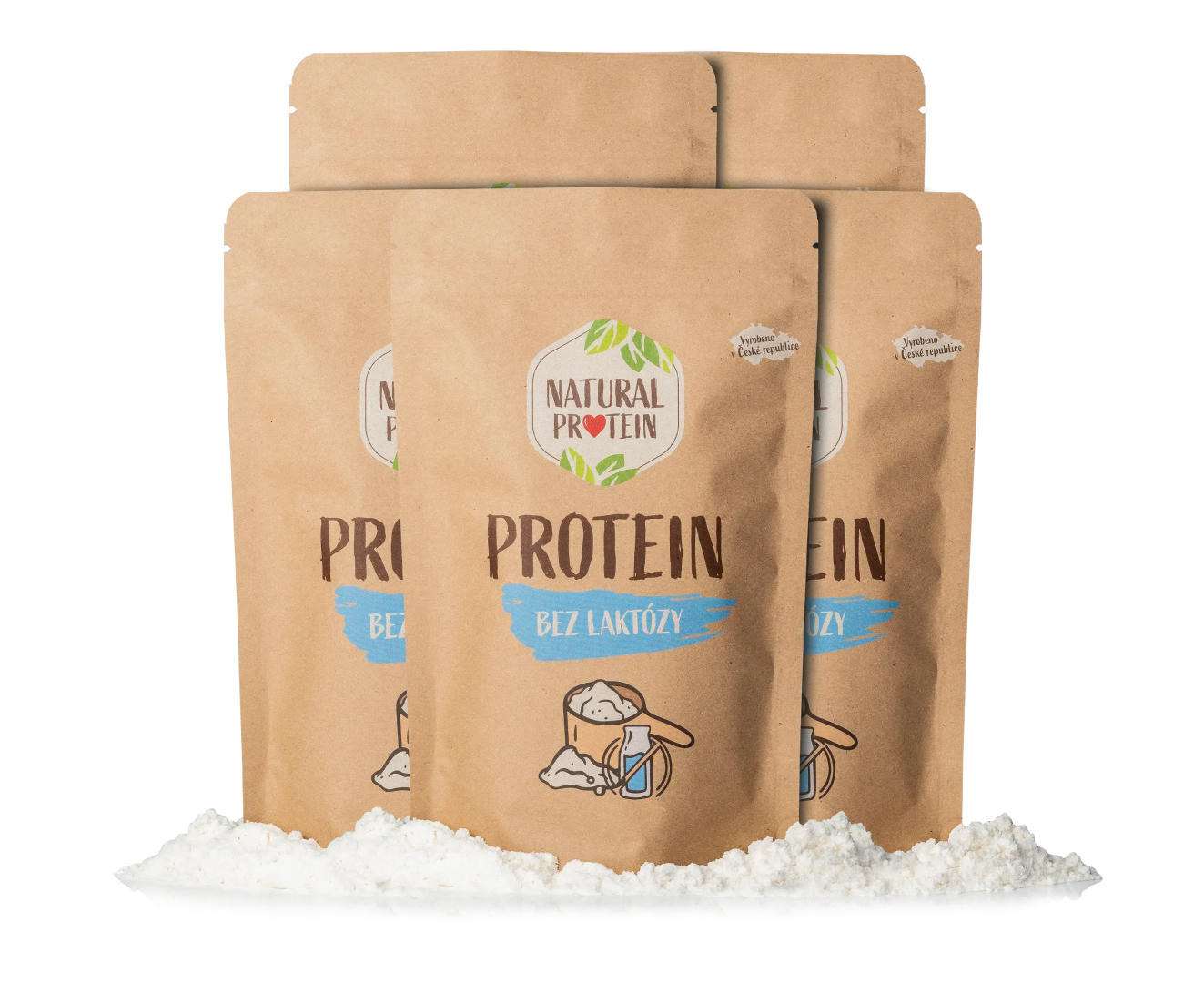 NaturalProtein Bezlaktózový protein 5 kusov