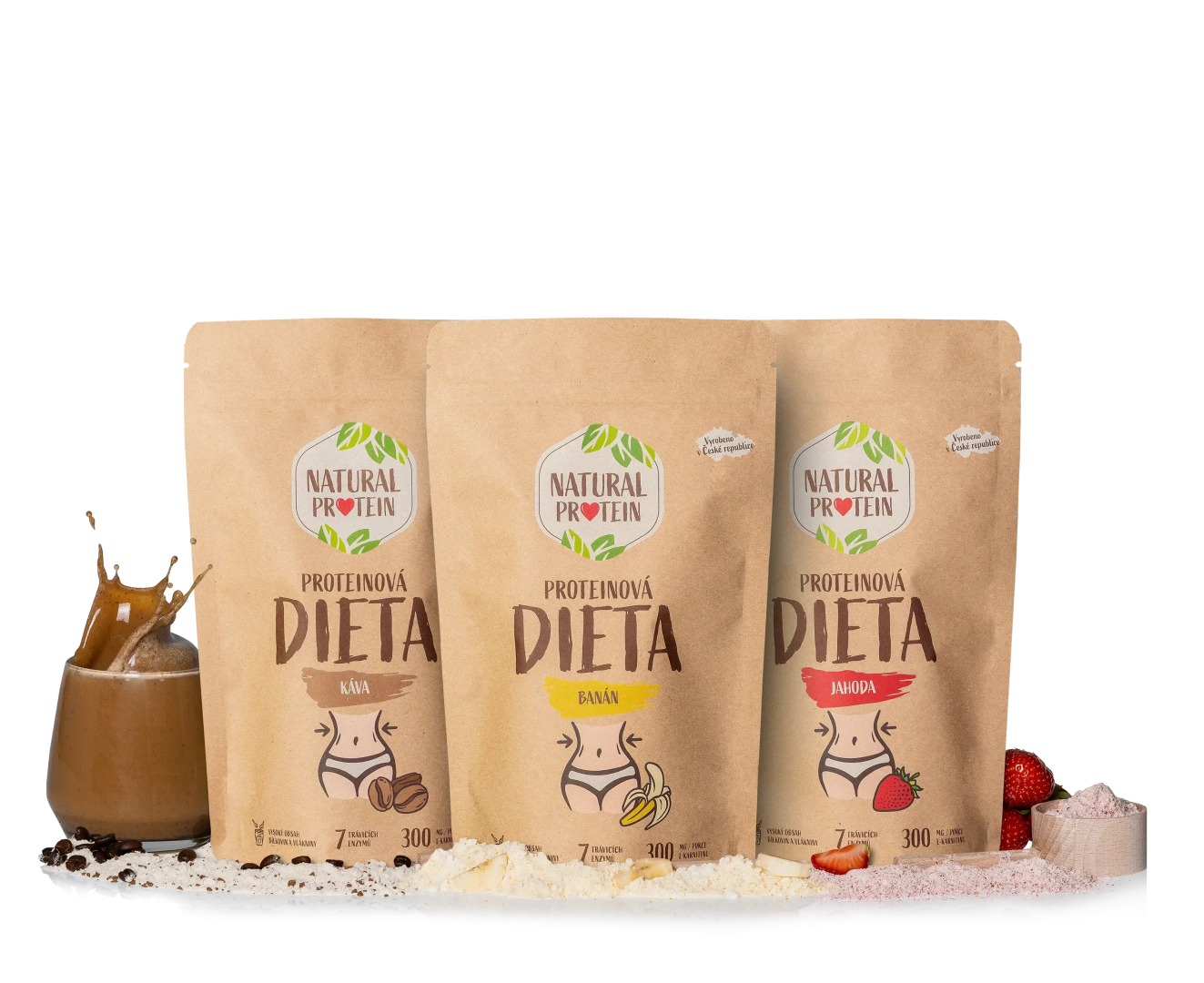 NaturalProtein PROTEÍNOVÁ DIÉTA (3 balenia)