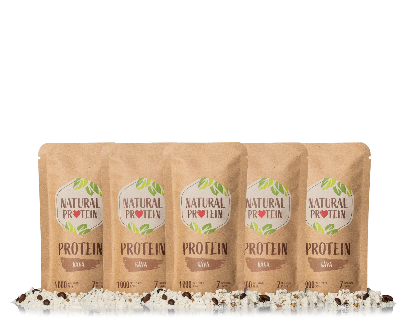 NaturalProtein Kávový proteín (35 g) 5 kusov
