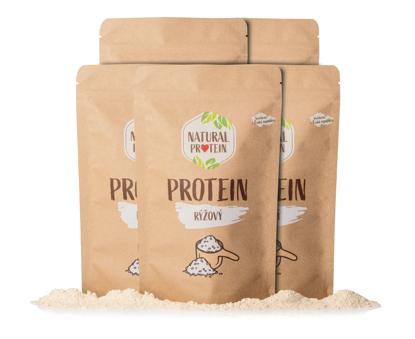 NaturalProtein Rýžový protein 5 kusov