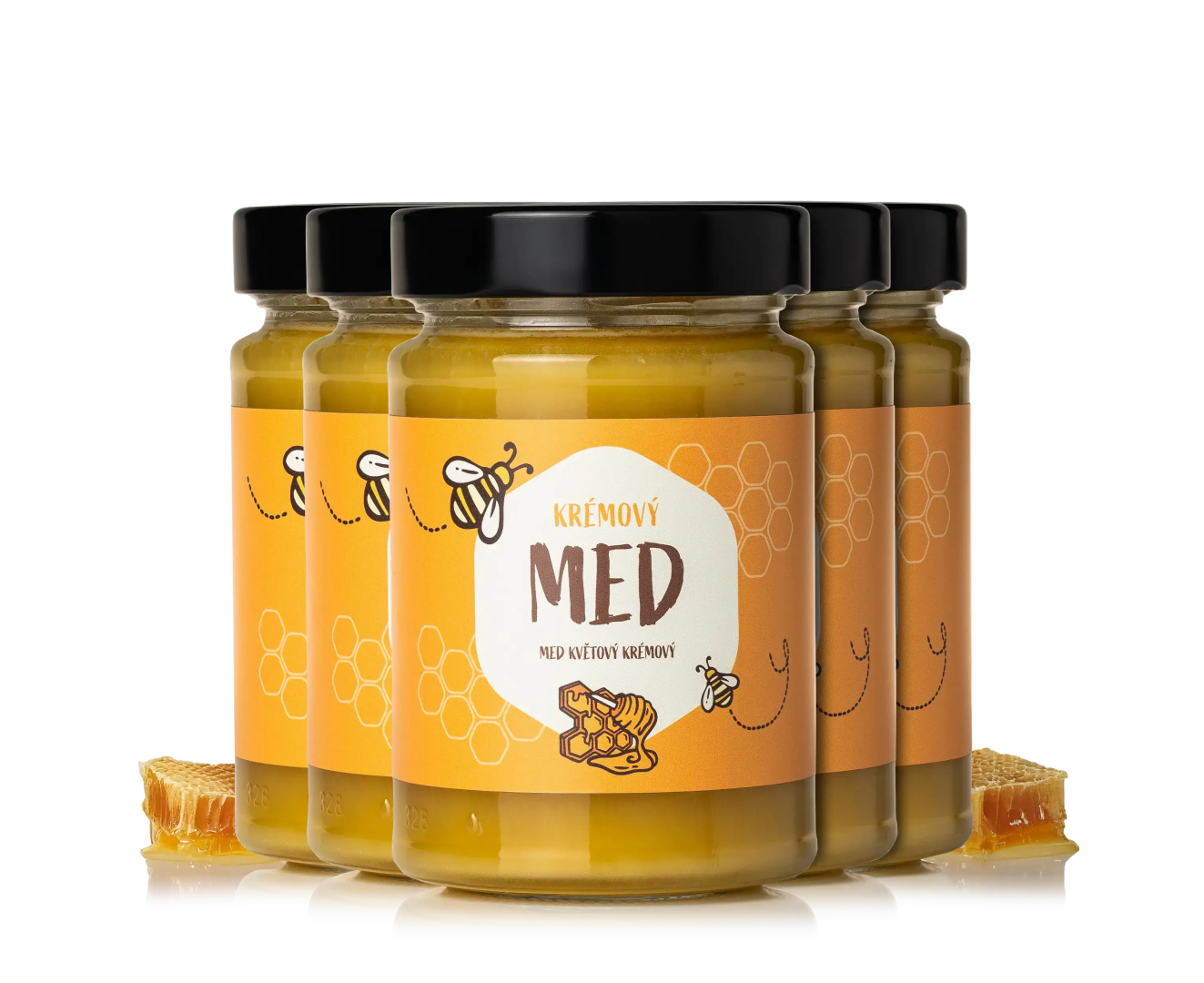 NaturalProtein Krémový med 5 kusov