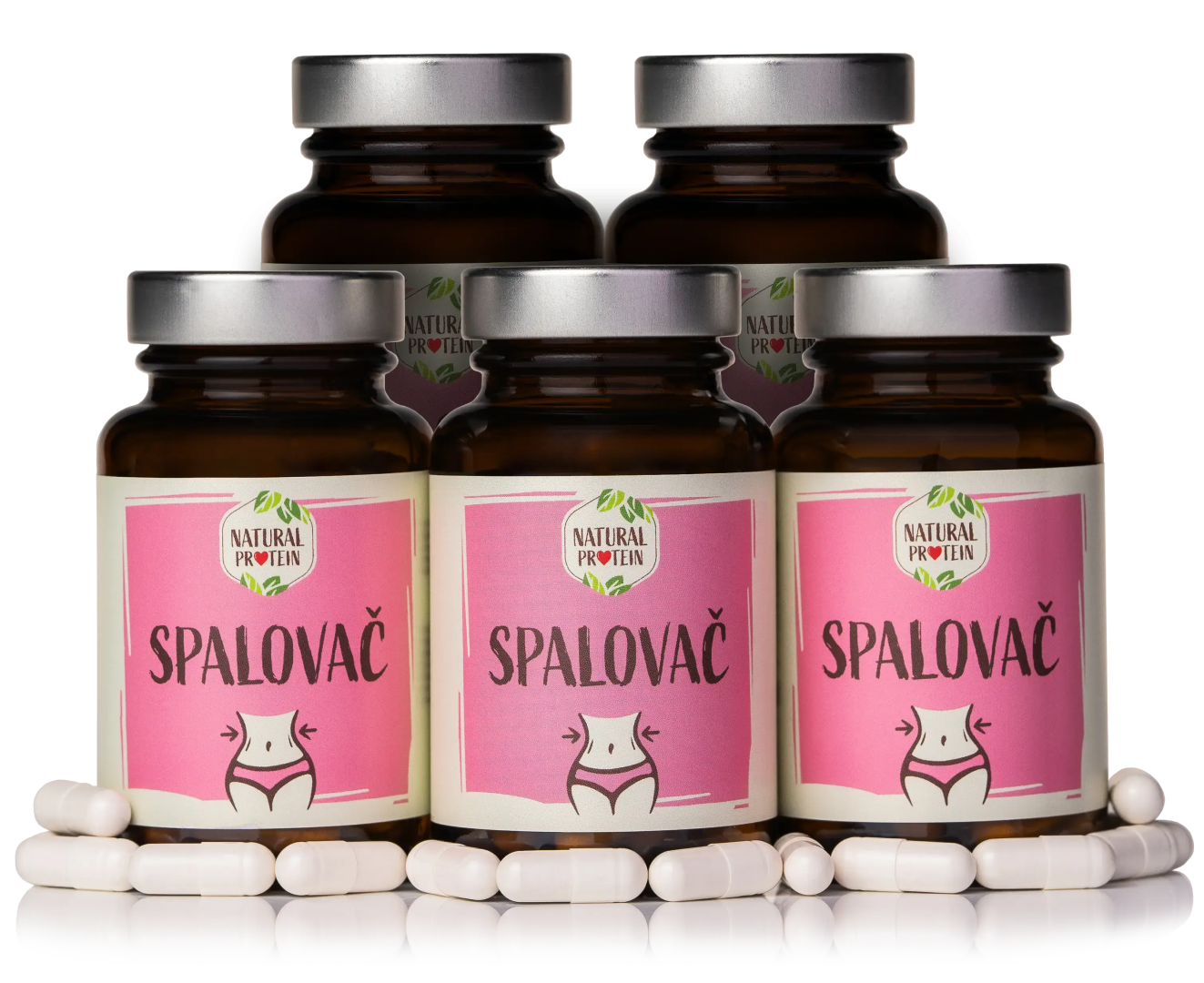 NaturalProtein Spaľovač tukov 5 kusov
