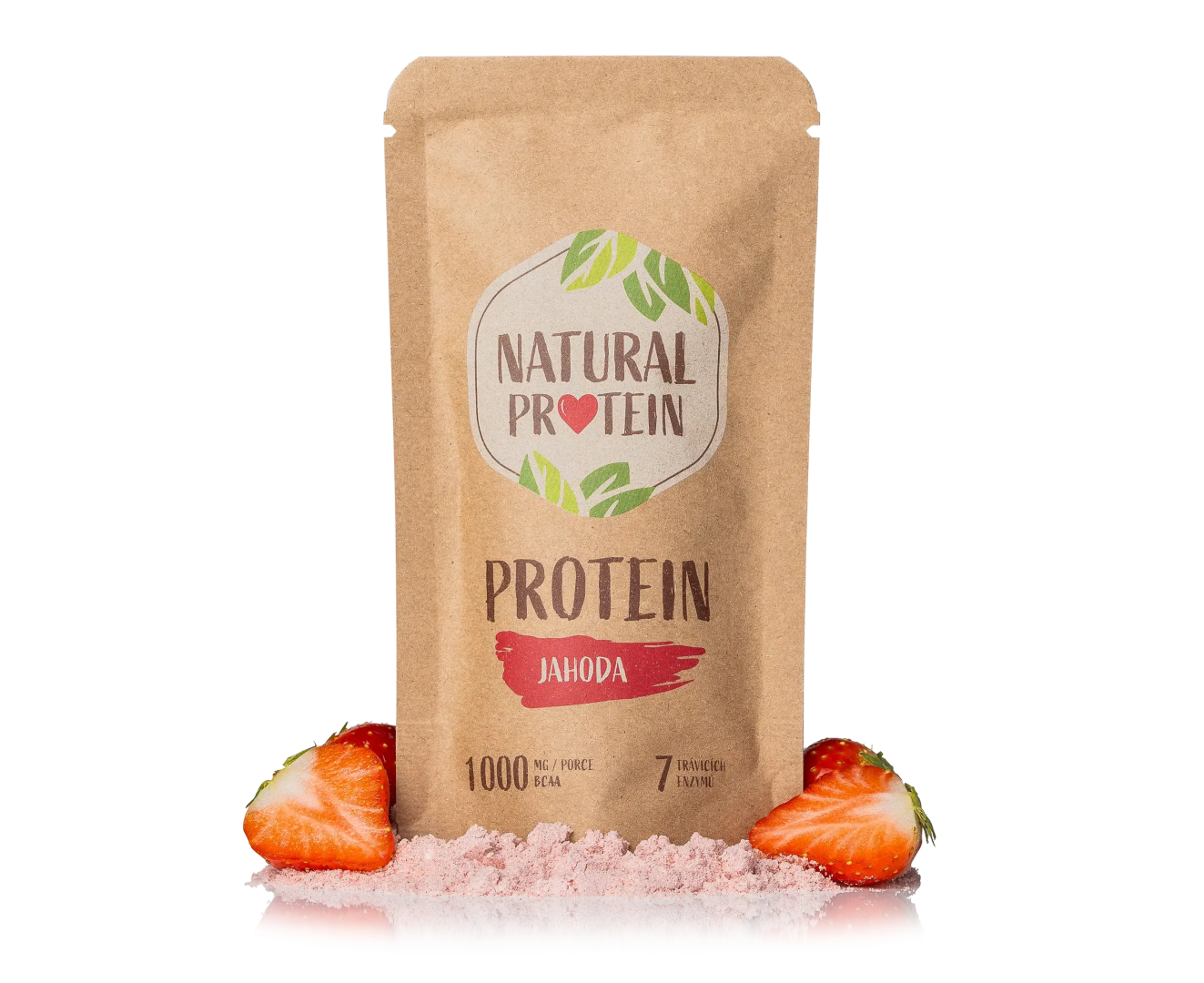 NaturalProtein Jahodový proteín (35 g)
