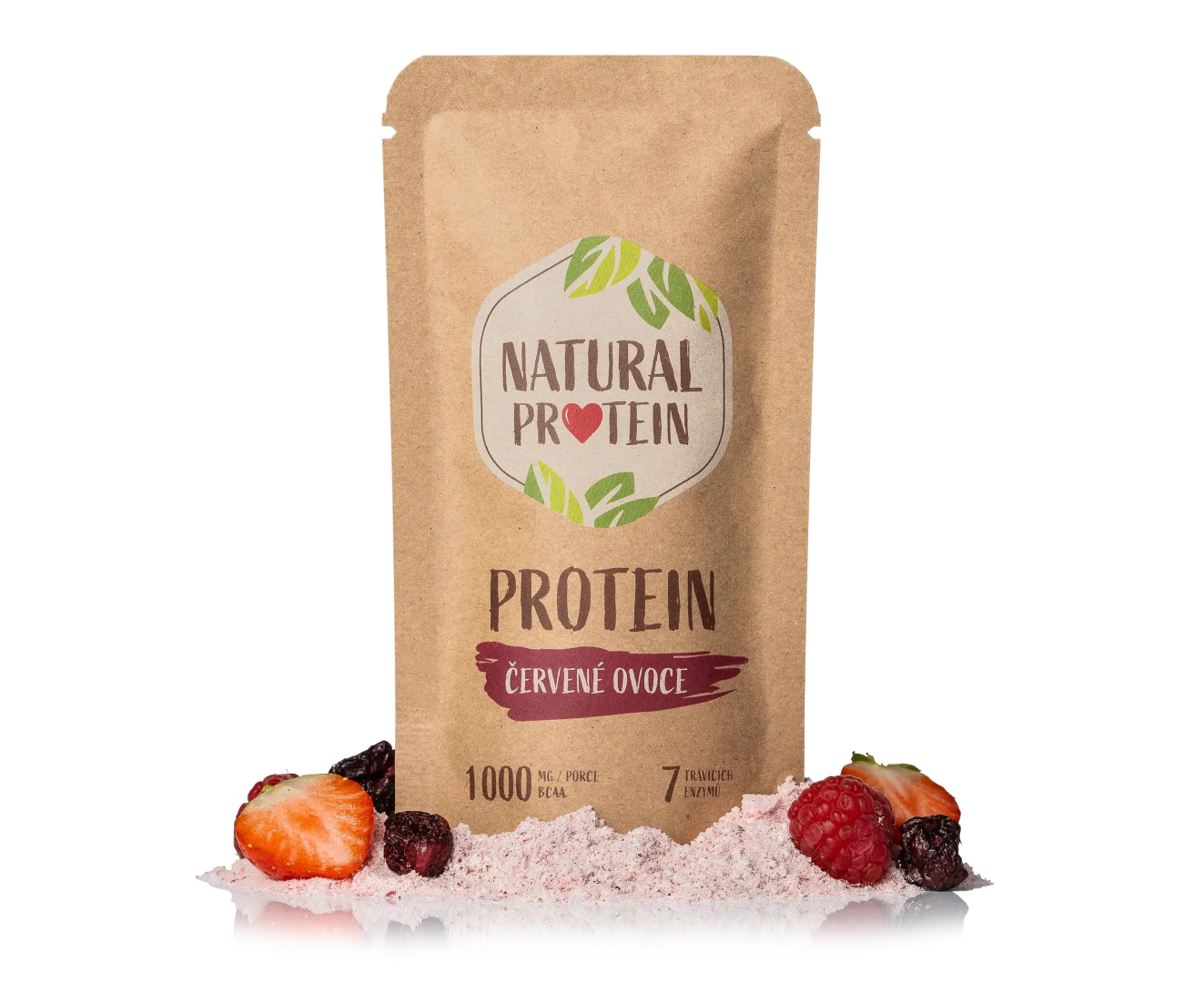 NaturalProtein Proteín s červeným ovocím (35 g)