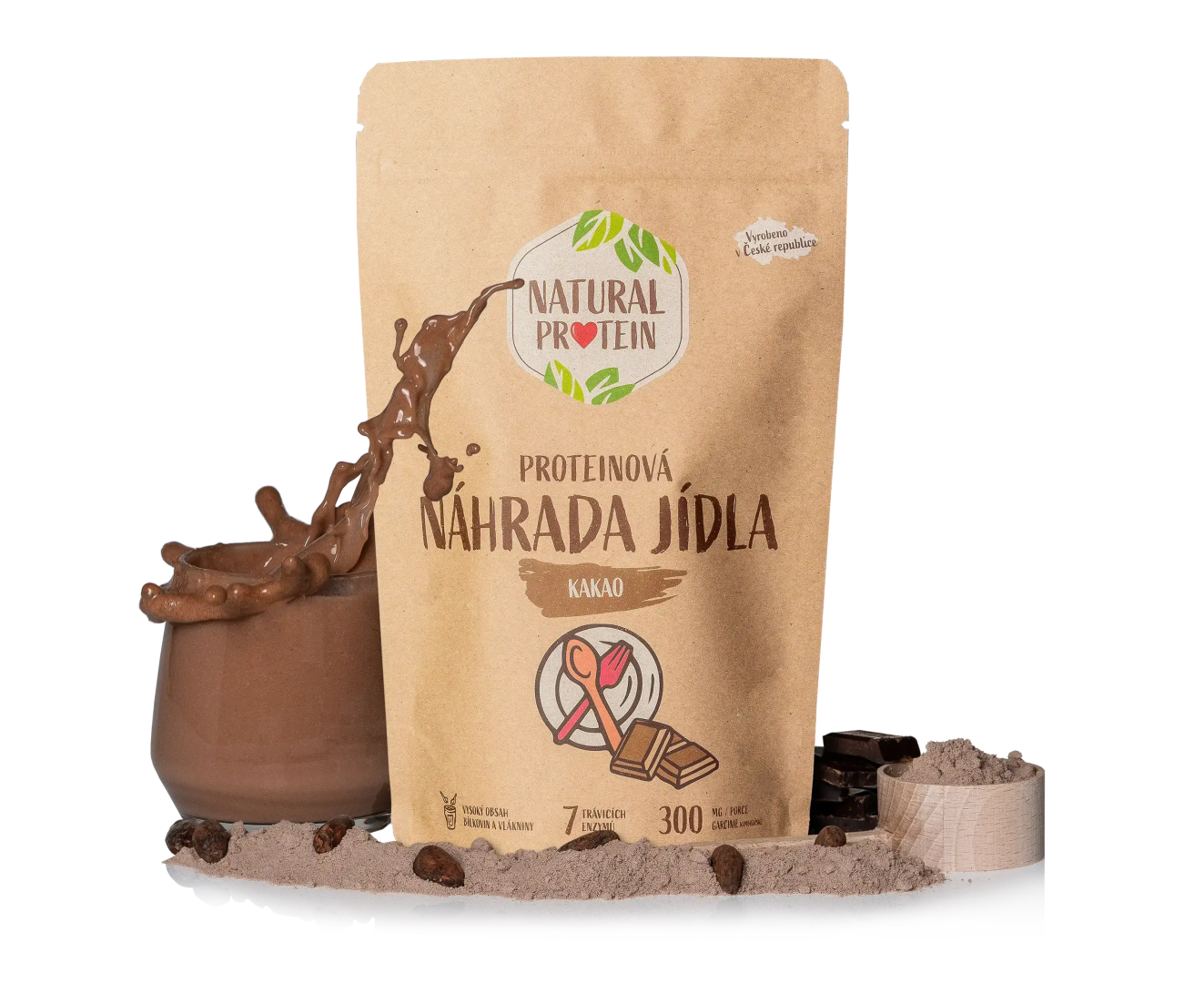NaturalProtein Náhrada jídla - Kakao Letní akce