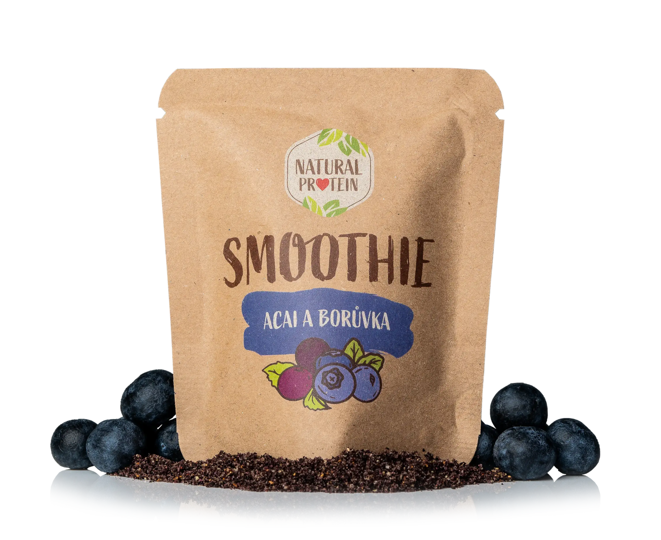 NaturalProtein Smoothie - Čučoriedka a Acai