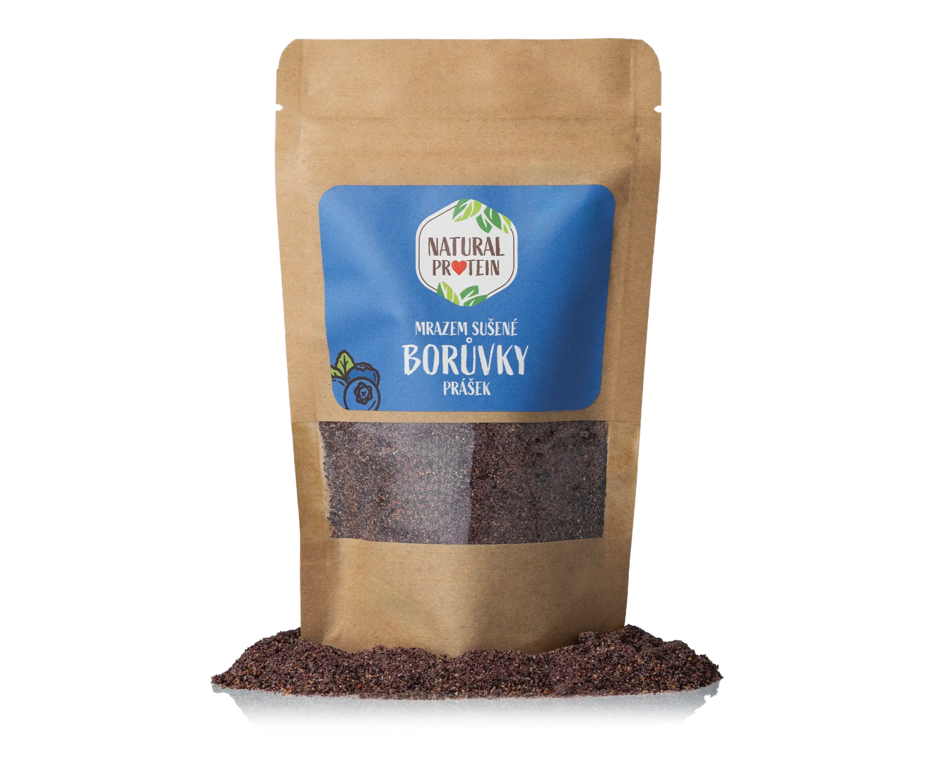 NaturalProtein Mrazom sušené čučorietky - prášok