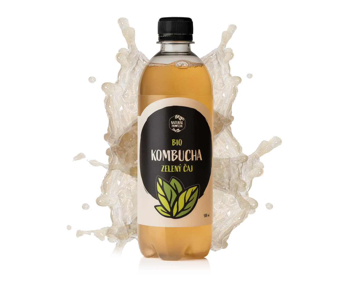 NaturalProtein BIO kombucha - zelený čaj Letní akce