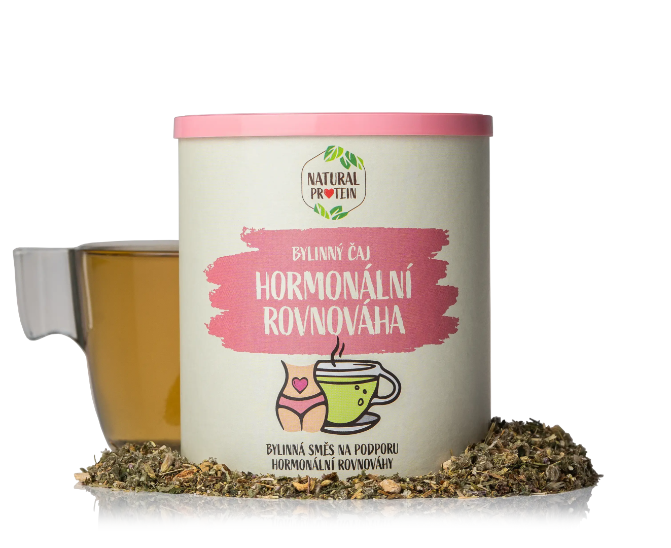 NaturalProtein Bylinný sypaný čaj - hormonálna rovnováha