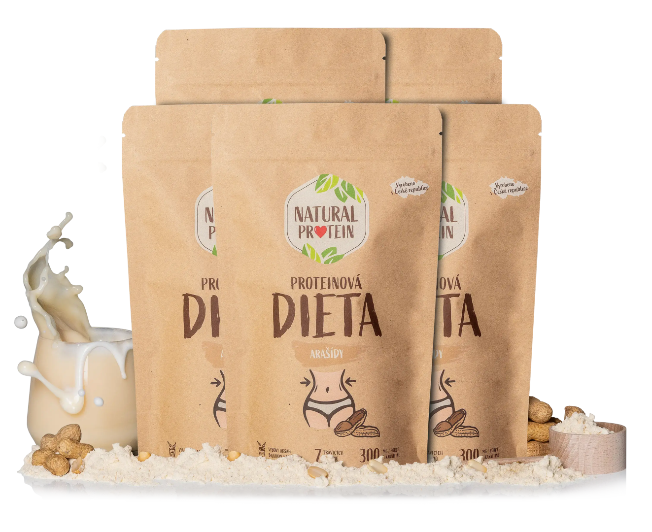 NaturalProtein Proteínová diéta - Arašidy 5 kusov