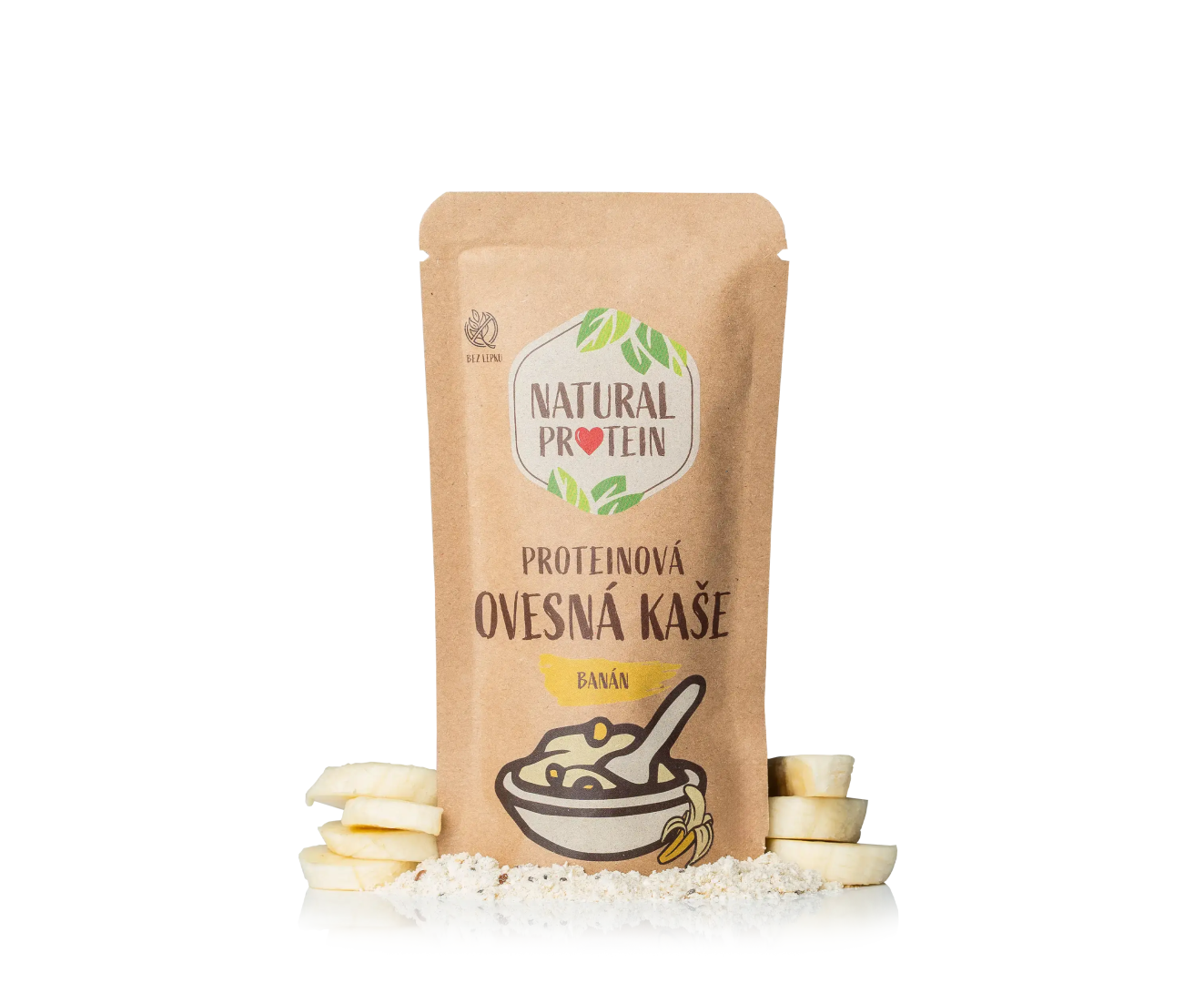 NaturalProtein Proteínová ovsená kaša Banán (60 g)