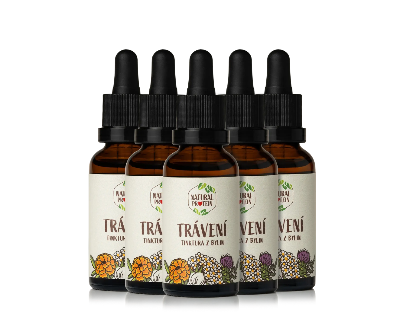 NaturalProtein Tinktúra - Trávenie 5 kusov