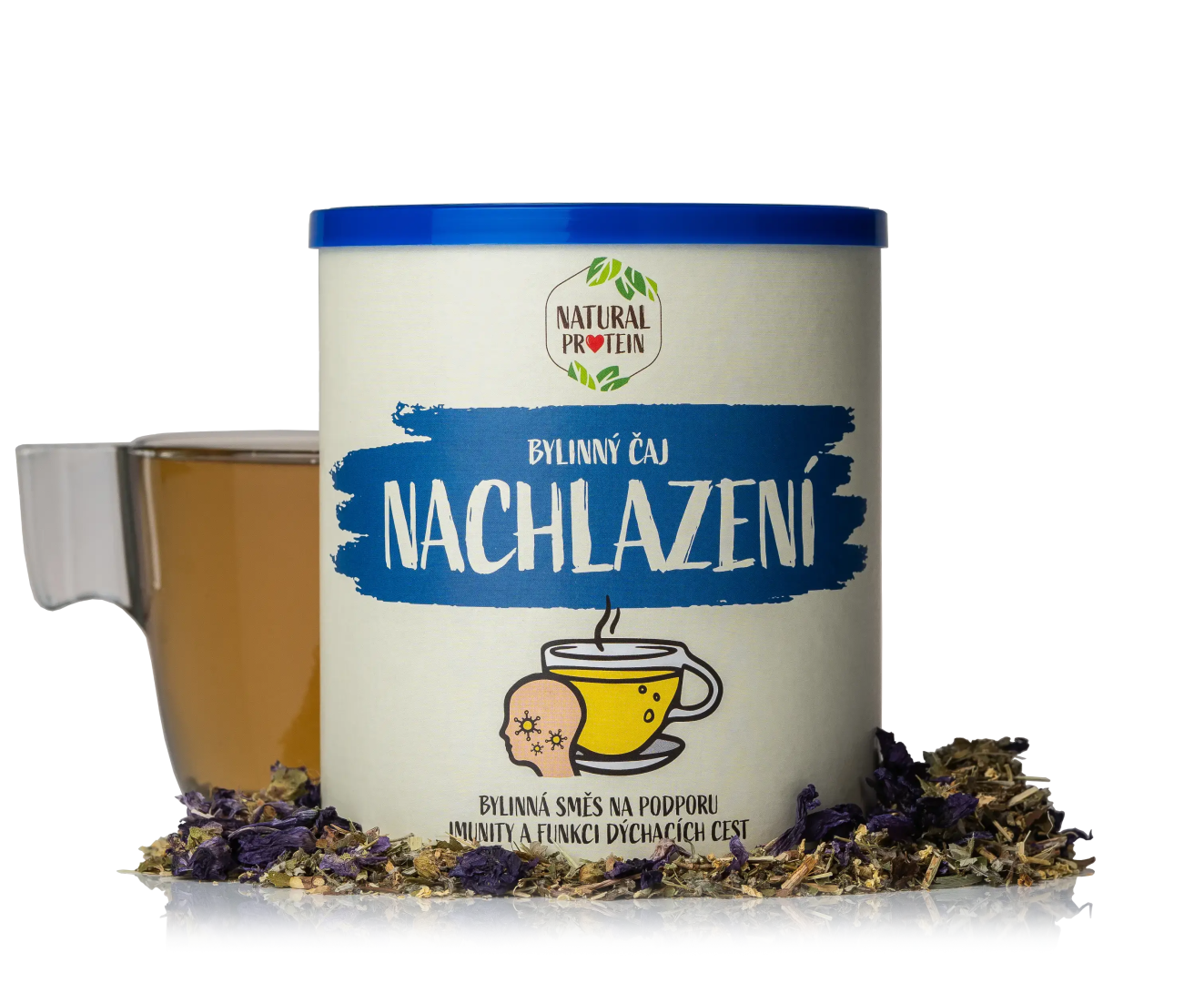 NaturalProtein Bylinný sypaný čaj - Prechladnutie