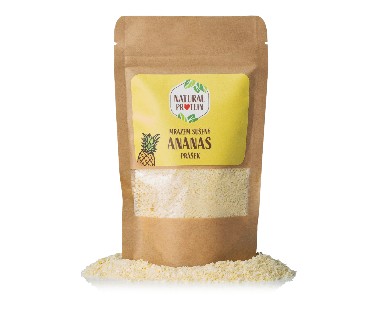 NaturalProtein Mrazom sušený ananas - prášok