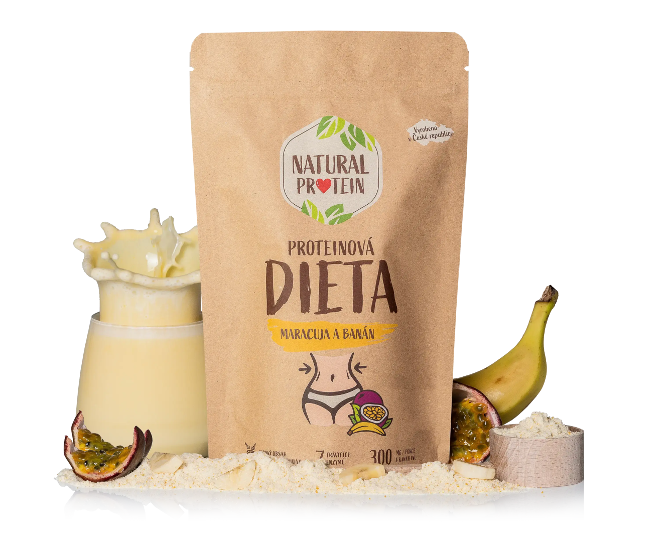 NaturalProtein Proteínová diéta - Maracuja a banán