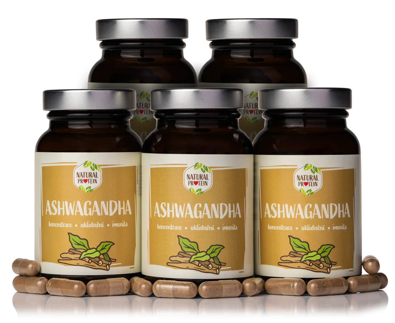 NaturalProtein Ashwagandha 5 kusov