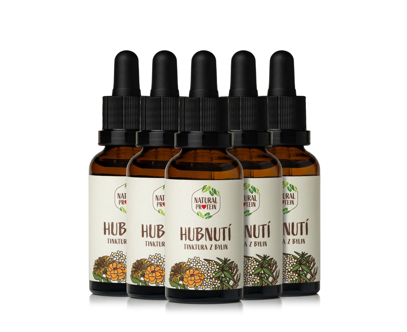 NaturalProtein Tinktúra - Chudnutie 5 kusov