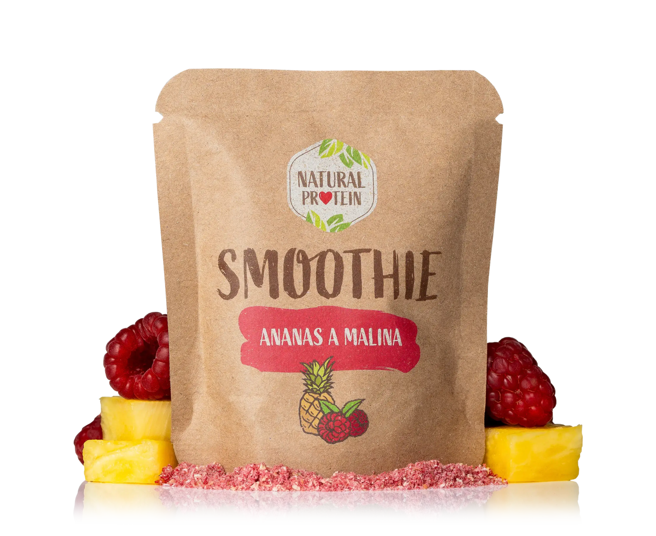 NaturalProtein Smoothie - Ananas + Malina