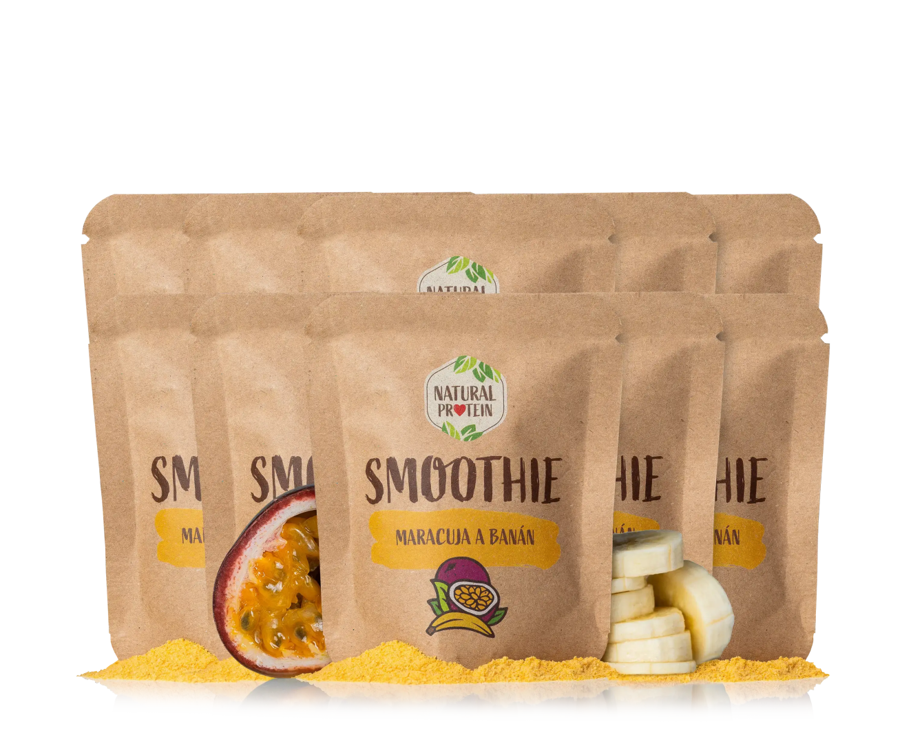 NaturalProtein Smoothie - Maracuja a Banán 10 kusov