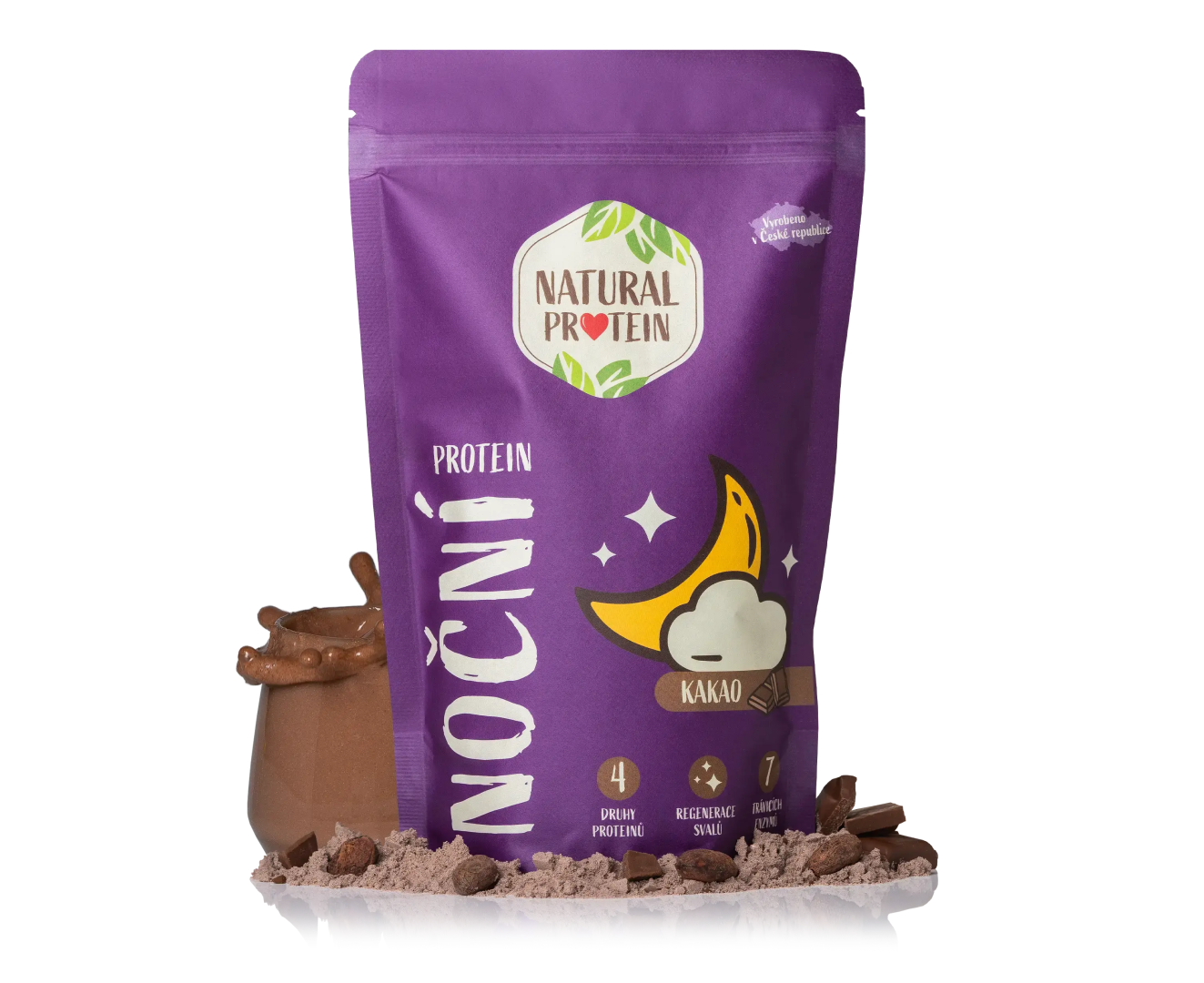NaturalProtein Nočný proteín Kakao