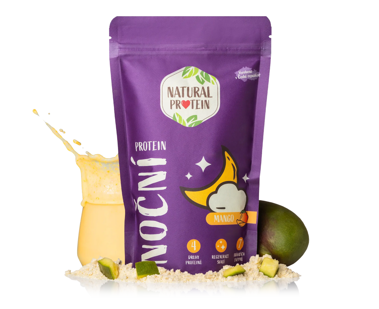 NaturalProtein Nočný proteín Mango
