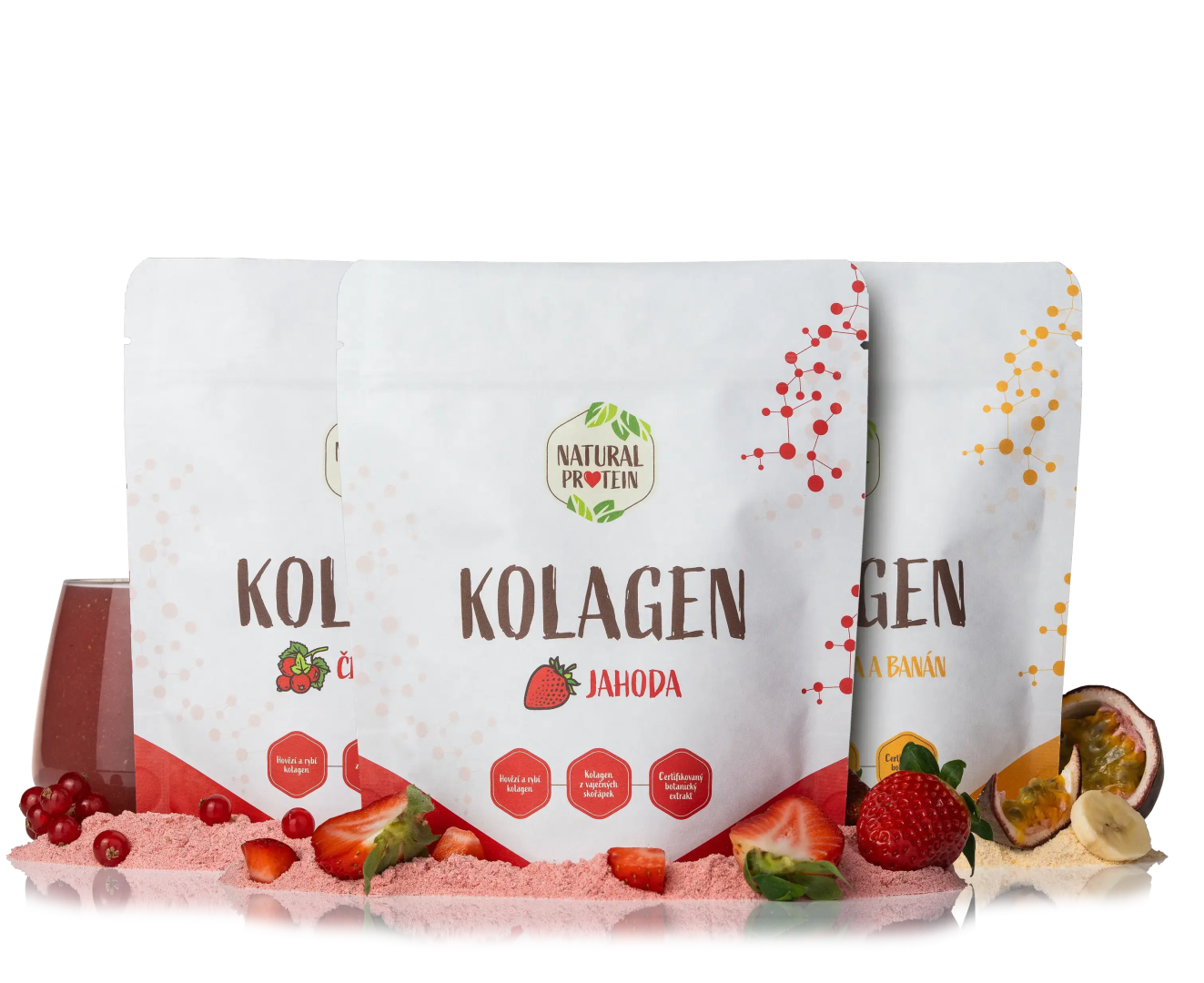 NaturalProtein 3x Kolagén