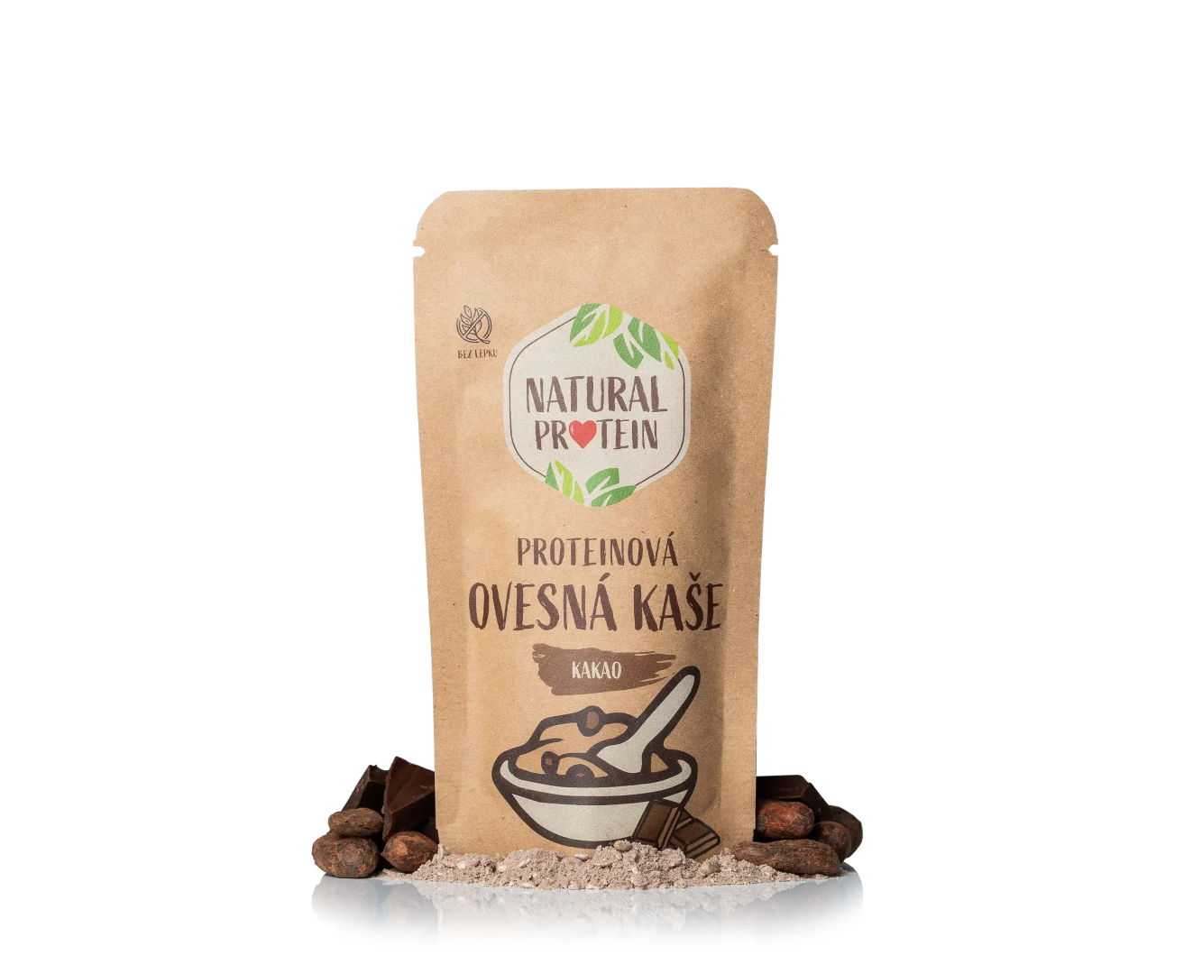 NaturalProtein Proteínová ovsená kaša Kakao (60 g)