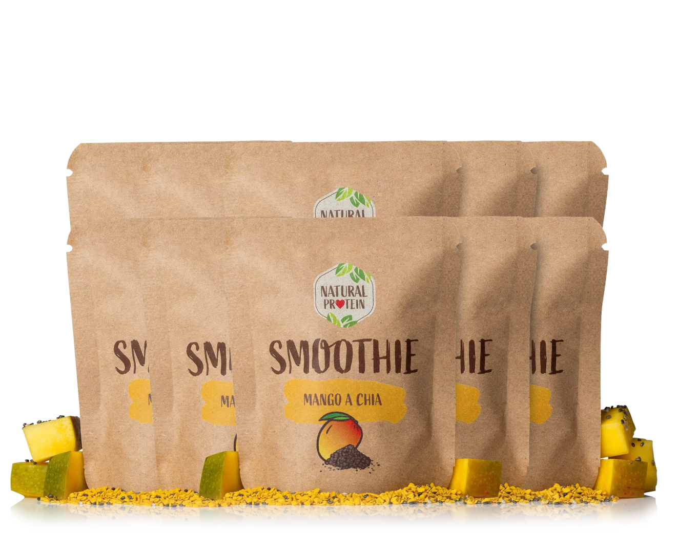 NaturalProtein Smoothie - Mango a Chia 10 kusov