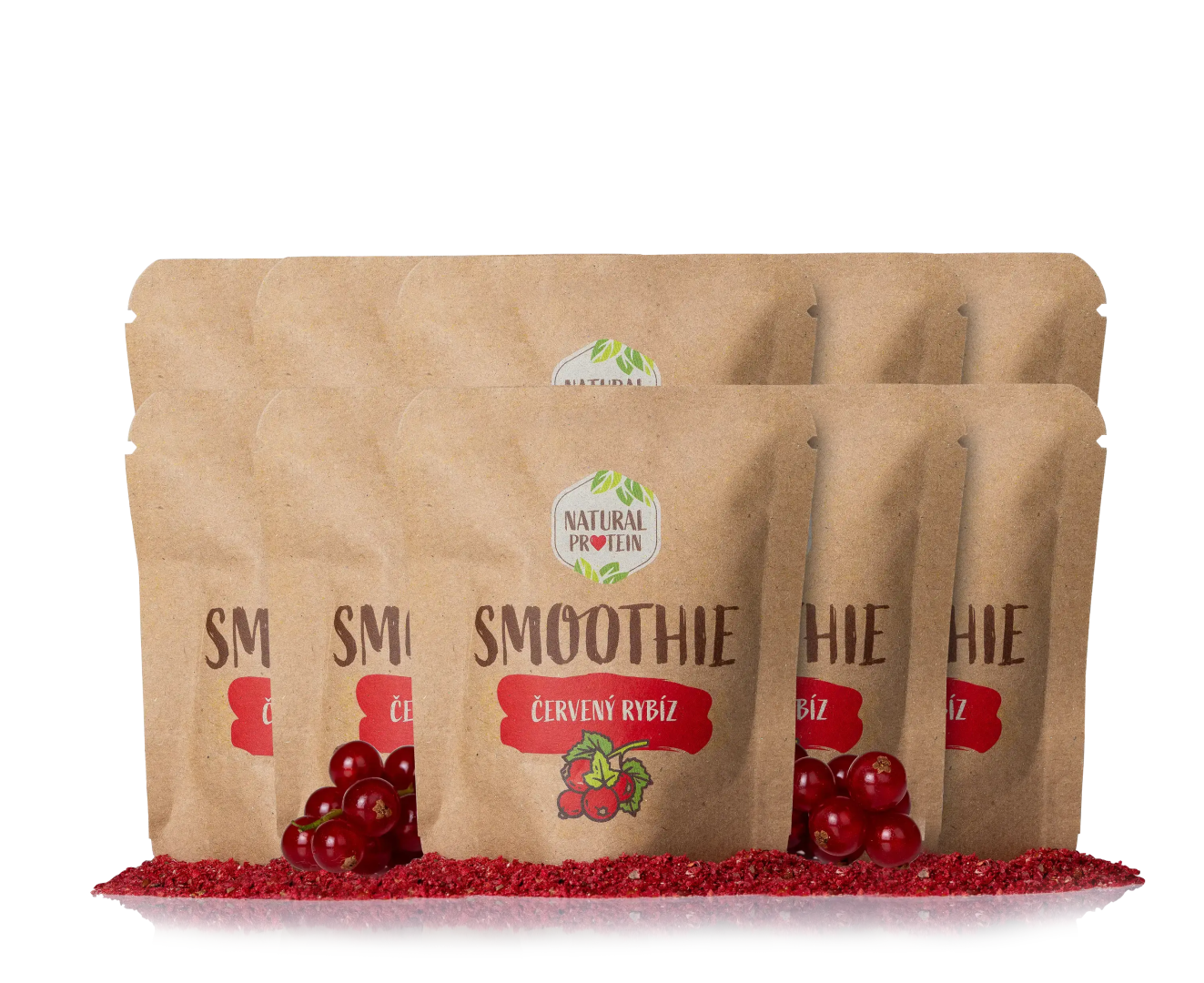 NaturalProtein Smoothie - Červené ríbezle 10 kusov