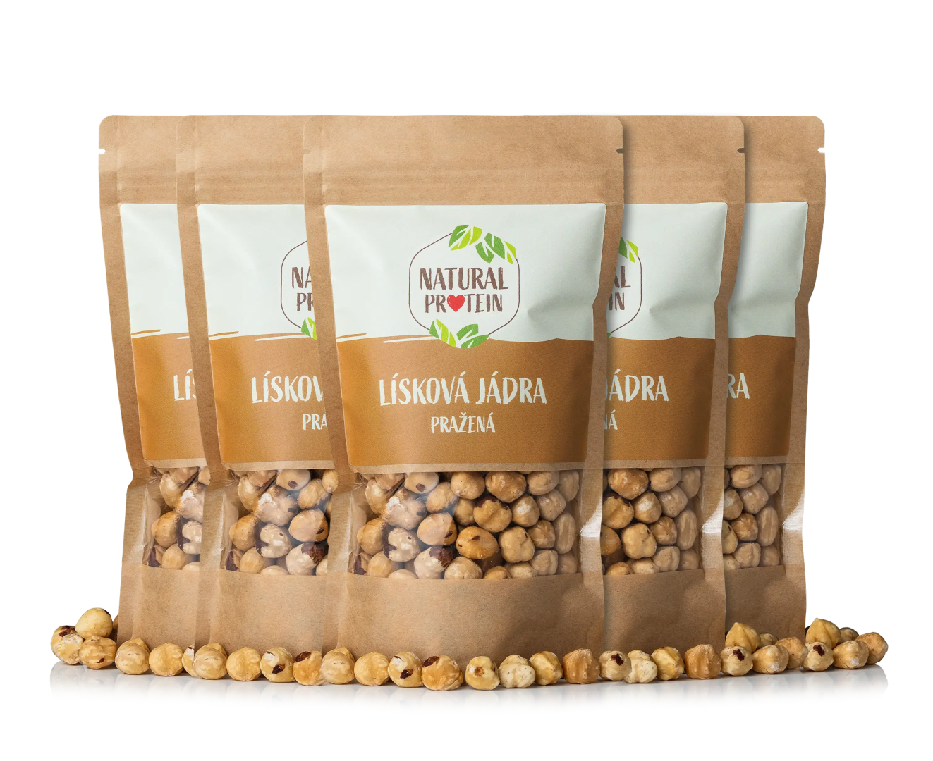 NaturalProtein Lieskové jadrá pražené 5 kusov