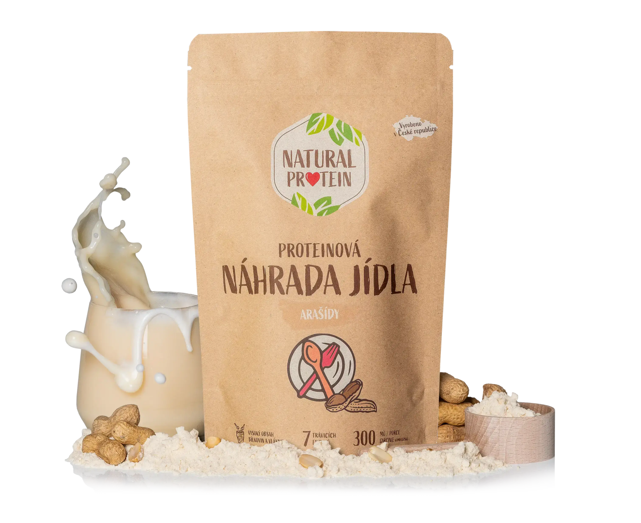 NaturalProtein Náhrada jídla - Arašídy Letní akce