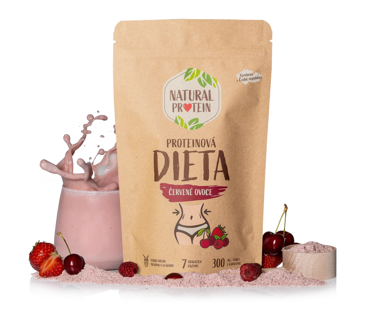 NaturalProtein Proteínová diéta - Červené ovocie
