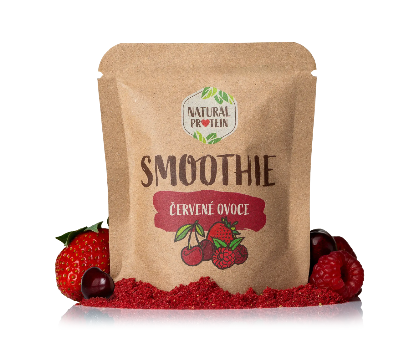 NaturalProtein Smoothie - Červené ovocie