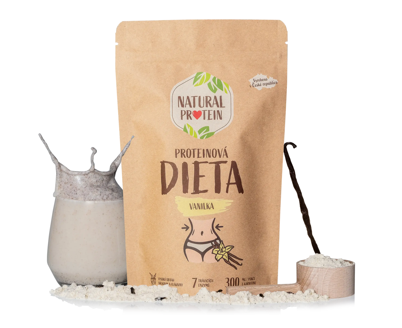 NaturalProtein Proteínová diéta - Vanilka