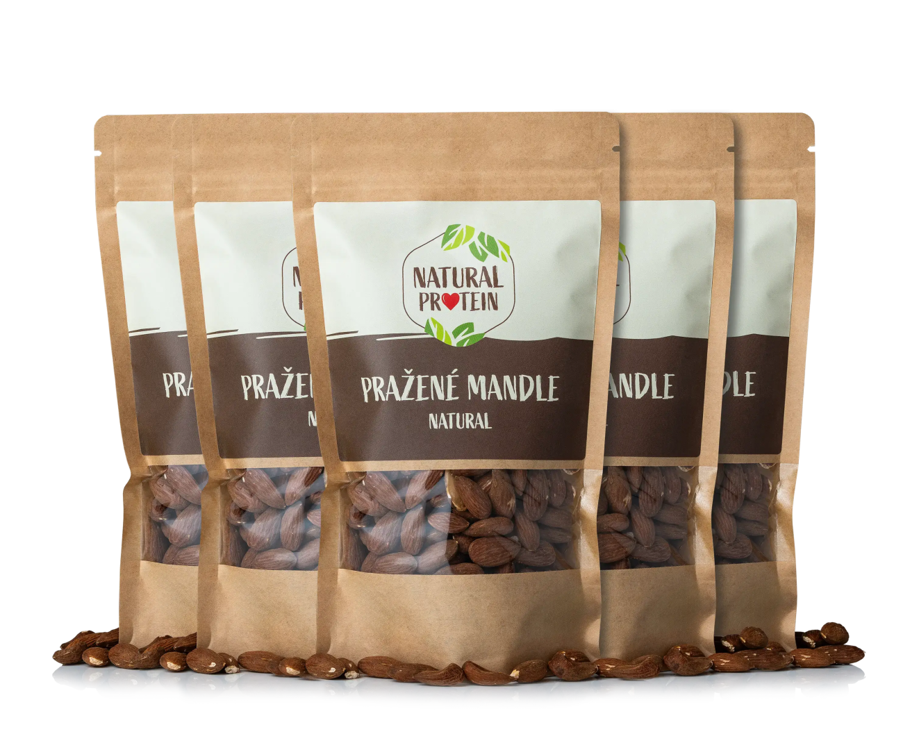 NaturalProtein Mandle pražené Natural 5 kusov