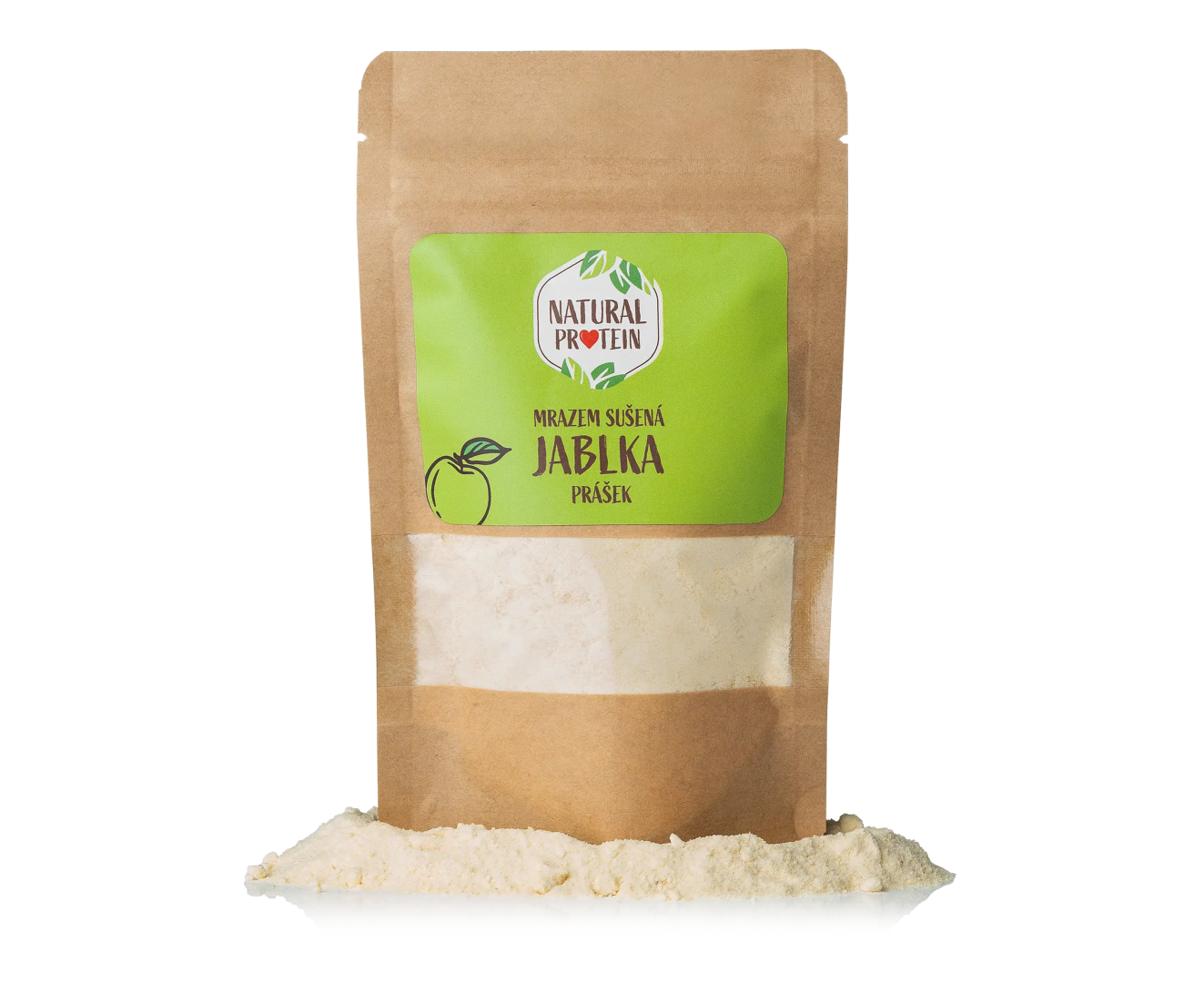 NaturalProtein Mrazom sušená jablka - prášok