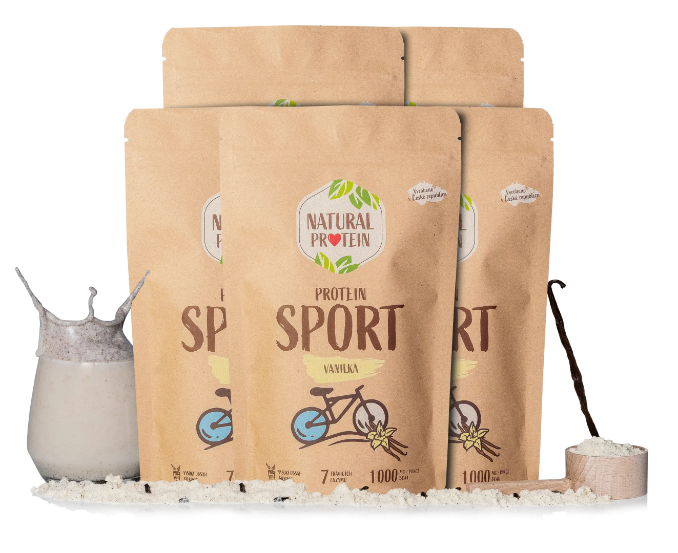 NaturalProtein Šport - Vanilka 5 kusov