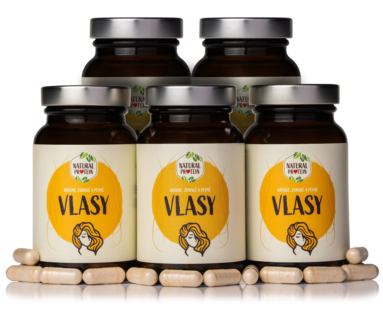 NaturalProtein Vlasy 5 kusov